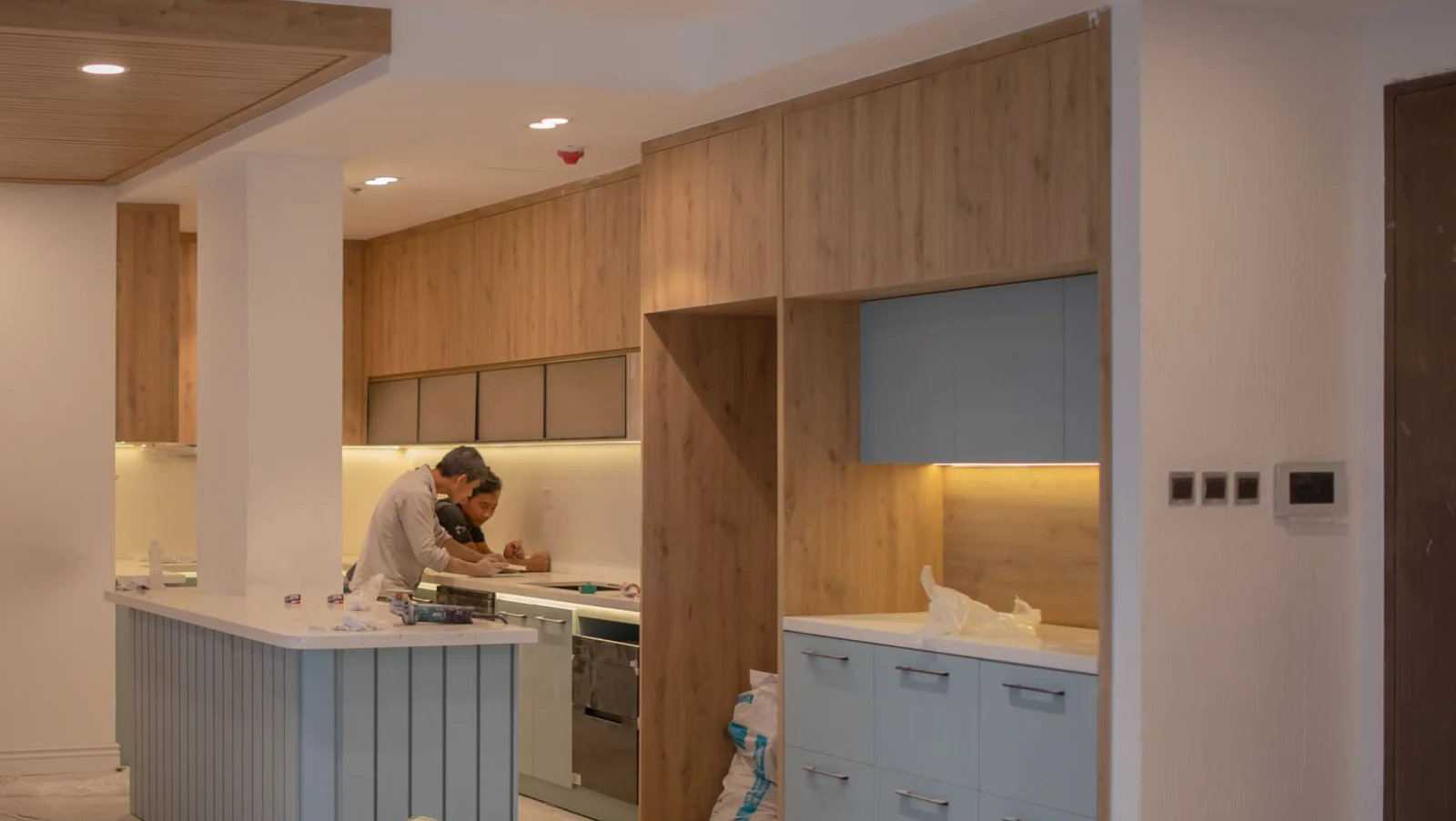 Kitchen remodel in progress in Cobb County, GA